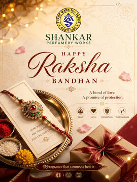A creative social media design on account of Raksha Bandhan